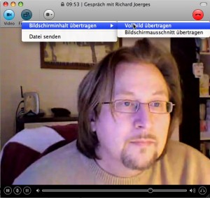 Screensharing wie mit iChat unter Skype 2.8 Beta für den Mac