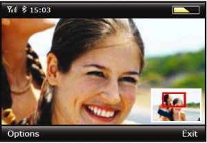Mit PhotoFlow hineinzoomen und wieder heraus, und das alles sogar animiert (Bild entspricht nicht 1:1 der Darstellung auf einem MID)