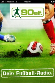 Fußball-Bundesliga for free auf dem iPhone: 90elf