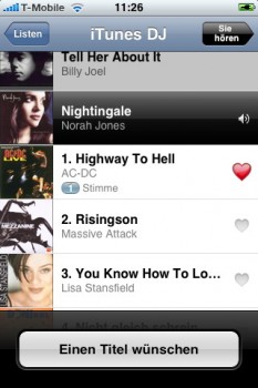 Mit iTunes DJ und dem iPhone-Tool Remote mutiert das Apple-Handy zur interaktiven Jukebox