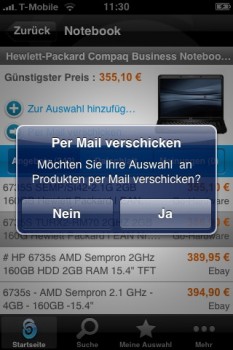 Aktuelle Angebote muss man sich zunächst per E-Mail zuschicken, um diese am PC oder Mac kaufen zu können