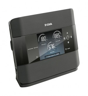 Vier in einem: Wifi-Router, Festplattenanschluss, Printserver und Bilderrahmen: DIR-685