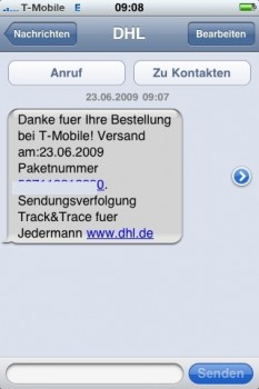 Yes, it's coming! Mein neues iPhone 3G S ist im Anflug! Yes, it's coming! Mein neues iPhone 3G S ist im Anflug!
