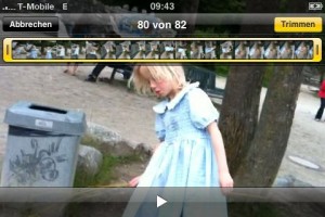 Mit dem iPhone 3G S lassen sich Videoclips on-the-go trimmen Mit dem iPhone 3G S lassen sich Videoclips on-the-go trimmen
