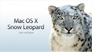 Ab sofort für 29 Euro zu haben: Mac OS X 10.6 alias Snow Leopard
