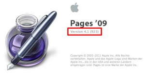 Endlich befindet sich Pages 4.1 auf meinem Macbook Air Endlich befindet sich Pages 4.1 auf meinem Macbook Air