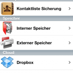 Mit der i-FlashDrive-App lassen sich Kontakte sichern sowie Daten hin- und herkopieren
