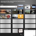 Noch nicht fertige Fotobücher können neu arrangiert und mit weiteren Bildern versehen werden