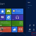 Per rechter Taskleiste gelangt man in "Weitere PC-Einstellungen"