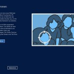 Der Willkommens-Bildschirm erklärt, wie man den Bildcode erstellt