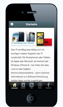 Das IT-techBlog gibt es jetzt auch als WebApp für iPhone, Android und Co.