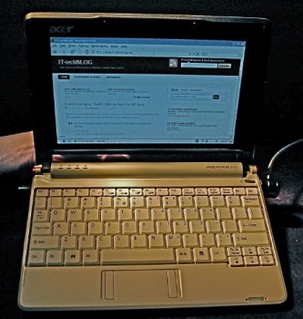 IT-techBLOG auf dem Aspire One live vom Acer-Event