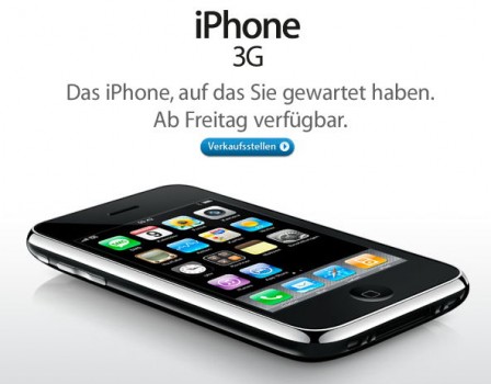 Ist gestern nicht schon heute? Apple-Newsletter zum iPhone 3G