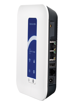Der GlobeSurfer III+ ist mit allen wichtigen Schnittstellen ausgestattet: Wifi, Ethernet, USB, 3G Der GlobeSurfer III+ ist mit allen wichtigen Schnittstellen ausgestattet: Wifi, Ethernet, USB, 3G