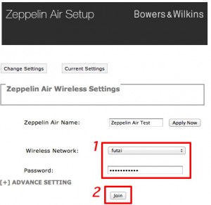 Via Safari und Bonjour gelingt das Einbinden des Zeppelin Air in das eigene WLAN recht einfach Via Safari und Bonjour gelingt das Einbinden des Zeppelin Air in das eigene WLAN recht einfach