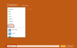 Unter Windows 8 eine Netzwerkverbindung herstellen