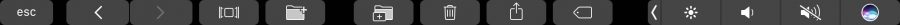 Touchbar-Integration in Finder