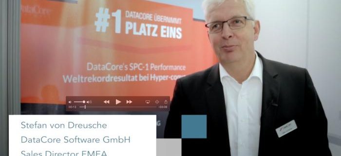 Stefan von Dreusche (DataCore) über die Storage-Appliance Lenovo DX8200D powered by DataCore