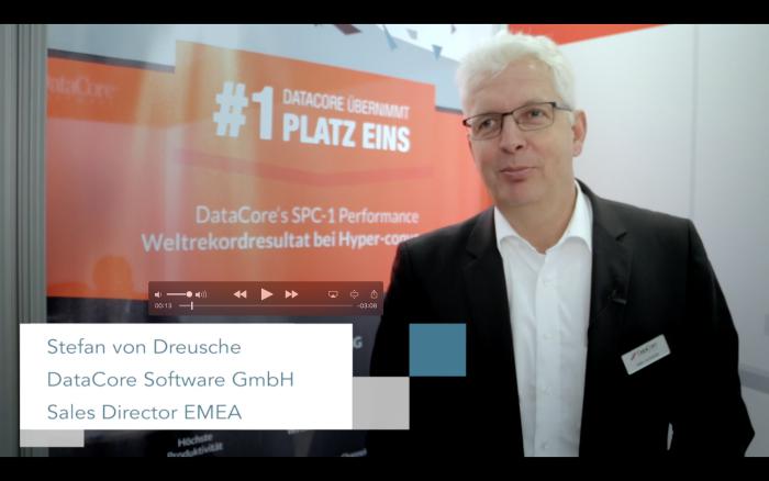 Stefan von Dreusche (DataCore) über die Storage-Appliance Lenovo DX8200D powered by DataCore