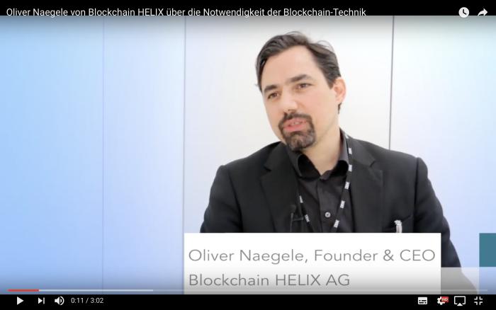 Oliver Naegele, Blockchain HELIX AG