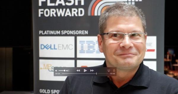 Alexander Best von DataCore im Videointerview auf der Flash Forward München 2017