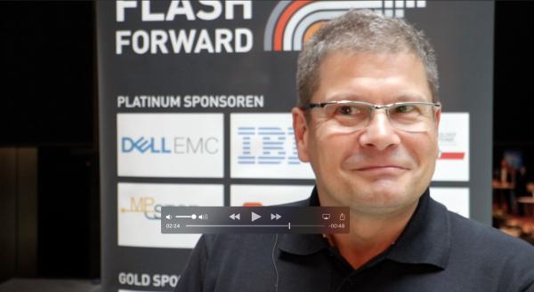 Alexander Best von DataCore im Videointerview auf der Flash Forward München 2017