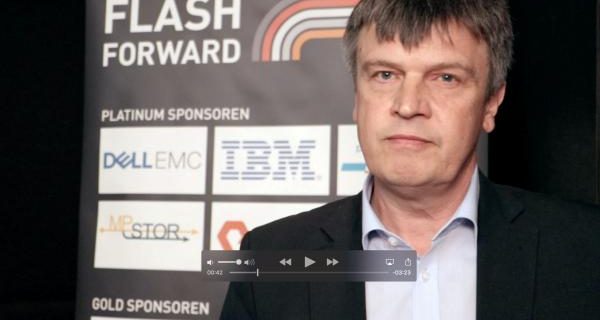 Stefan Lein von IBM auf der Flash Forwards München 2017
