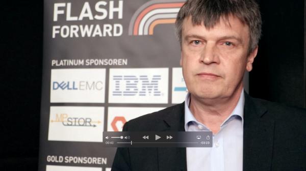 Stefan Lein von IBM auf der Flash Forwards München 2017