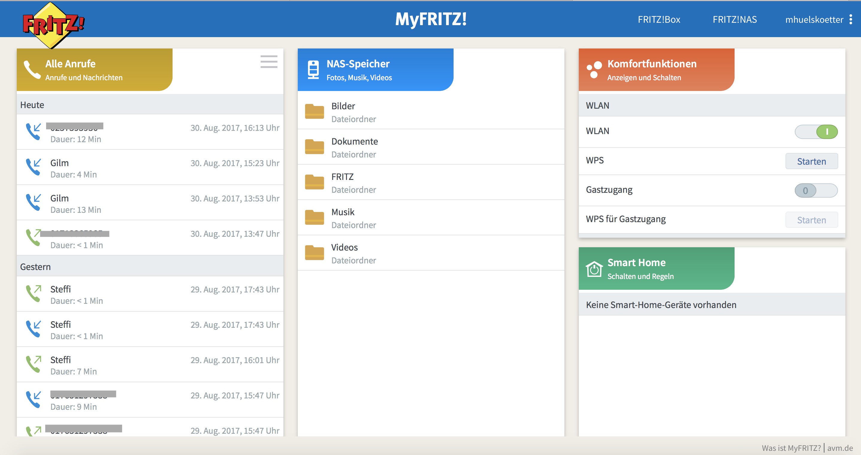 Fritzbox - MyFritz