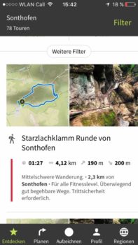 Komoot - Routen entdecken