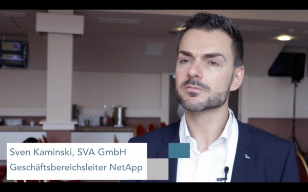 Sven Kaminiski, SVA, über NetApp ONTAP