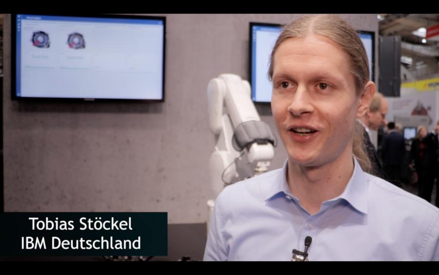Tobias Stöckel auf der Hannover-Messe über Predictive Maintenance
