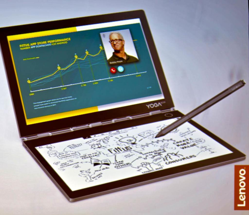 Mit dem Lenovo Yoga Book C930 werden aus Ideen Pläne und aus Plänen Konzepte