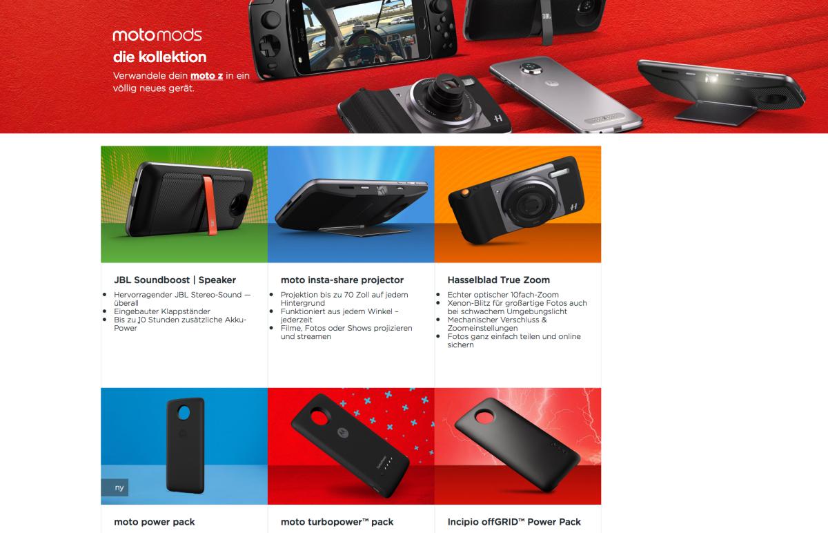 Motorola Moto Mods