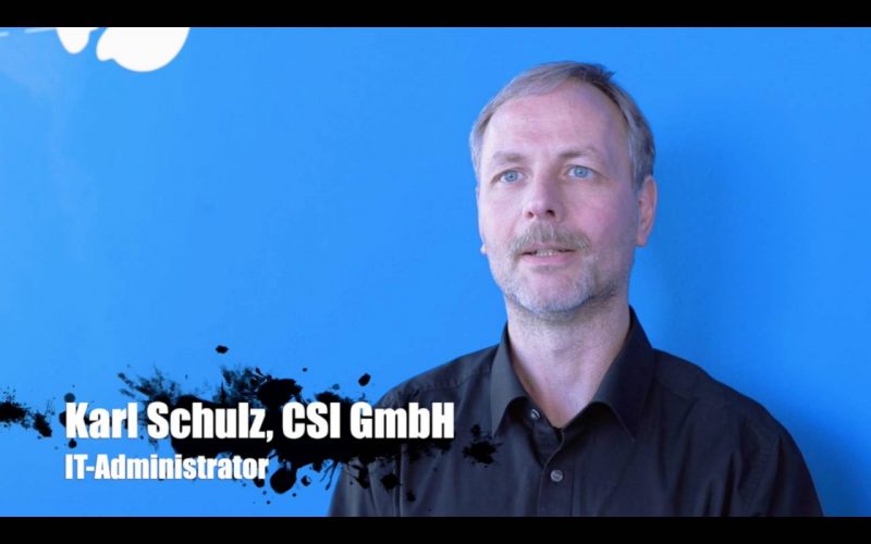 Karl Schulz, CIS, über den internen Einsatz von IBM Spectrum Scale