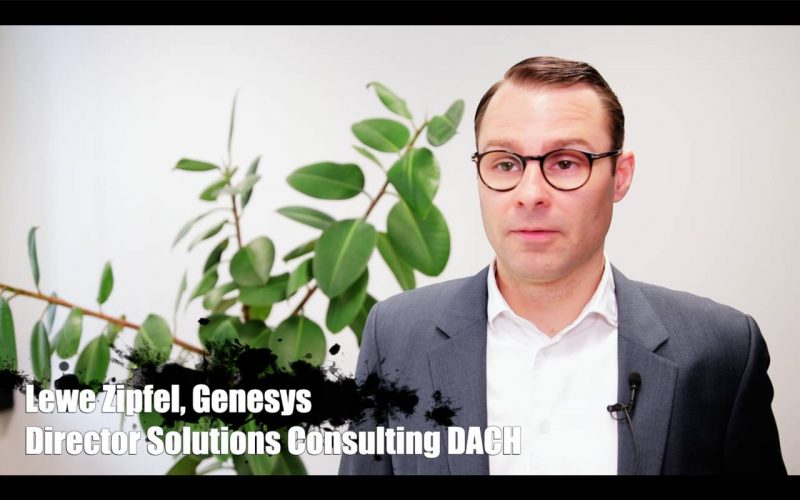 Lewe Zipfel, Genesys, über die Künstliche Intelligenz als proaktiver Kundenberater