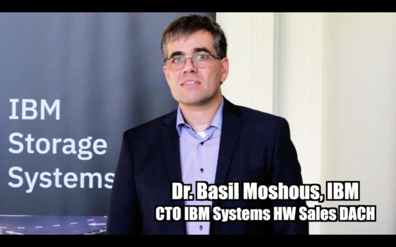 Dr. Basil Moshous von IBM über Künstliche Intelligenz + Storage