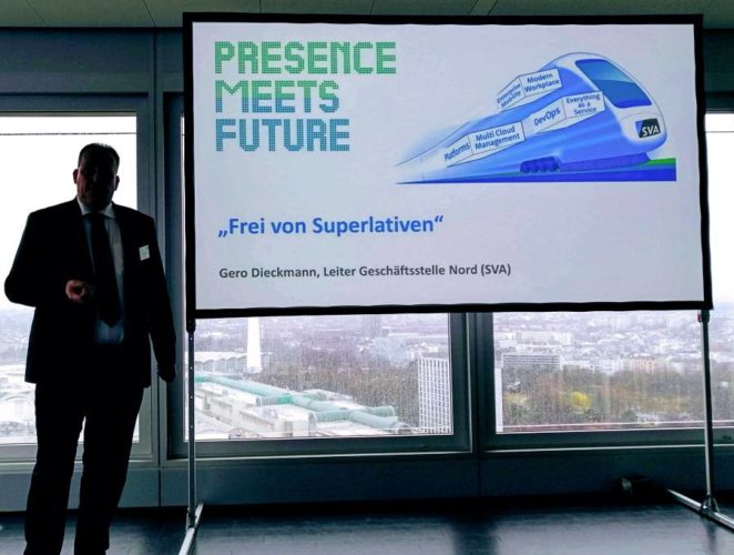Gero Dieckmann bei seiner Keynote-Präsentation
