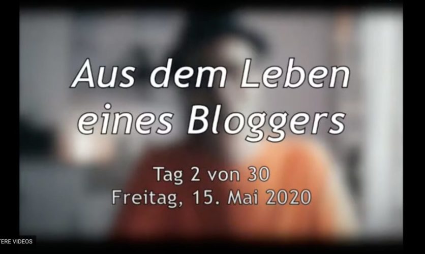 Aus dem Leben eines Bloggers
