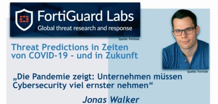 Videocast mit Jonas Walker zu Cyber-Bedrohungen in Zeite von Corona
