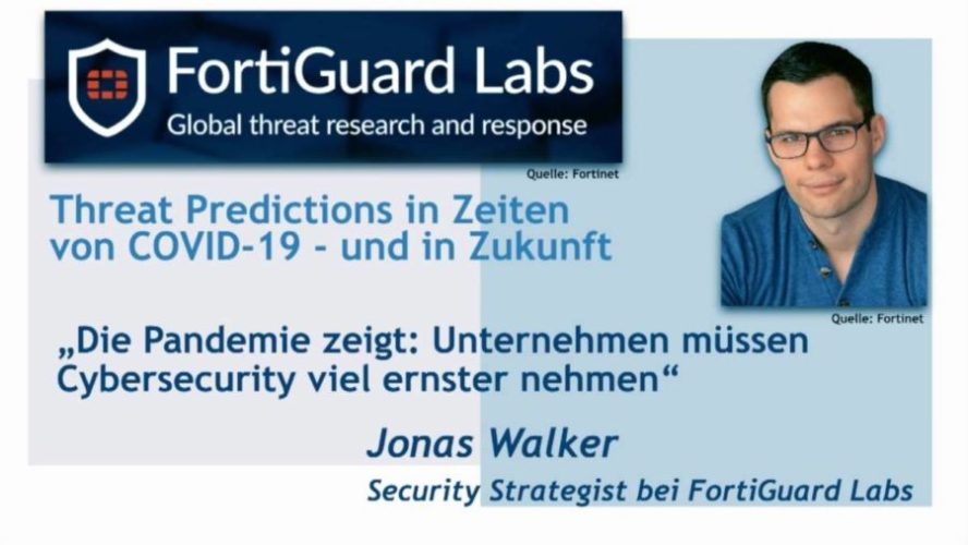 Videocast mit Jonas Walker zu Cyber-Bedrohungen in Zeite von Corona