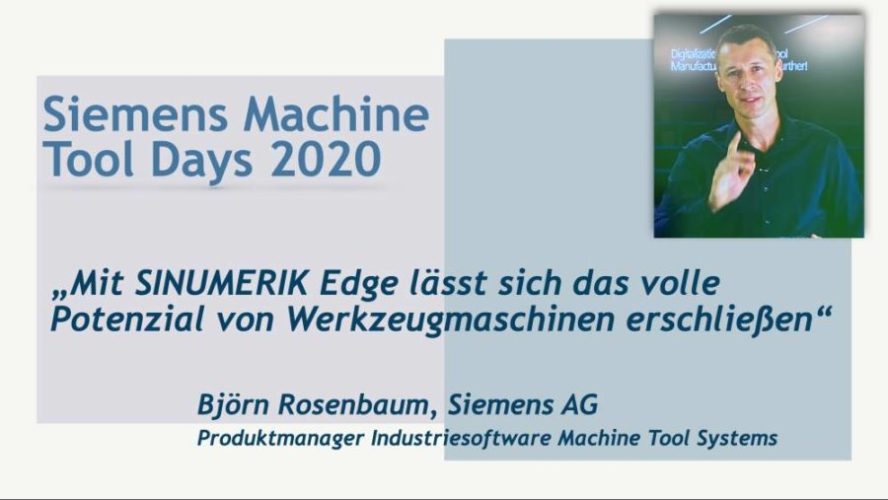 „Mit SINUMERIK Edge lässt sich das volle Potenzial von Werkzeugmaschinen erschließen“