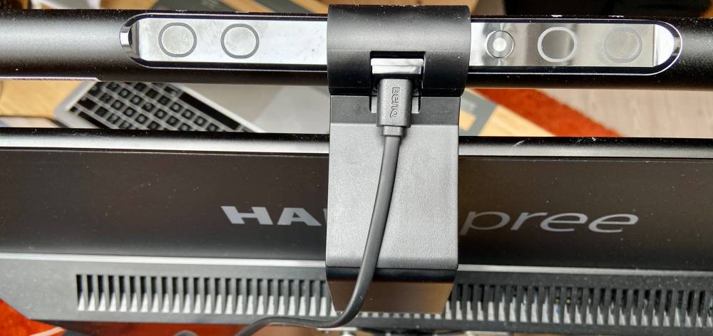 BenQ ScreenBar LED-Monitorlampe von oben