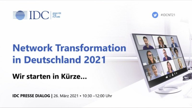 IDC-Studie zur Netzwerk-Transformation in Deutschland 2021