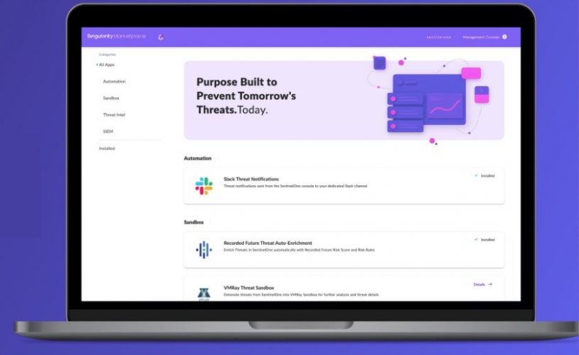 SentinelOne Singularity Marketplace