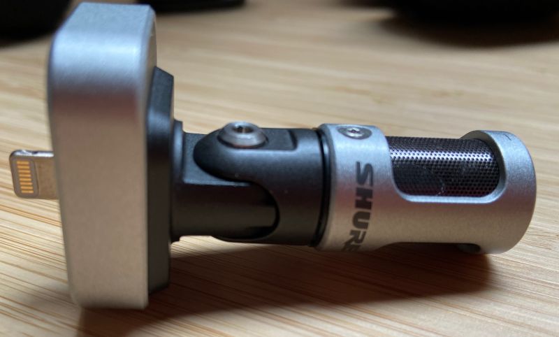 Shure MV88 - ohne Ploppschutz mit Lightning-Anschluss