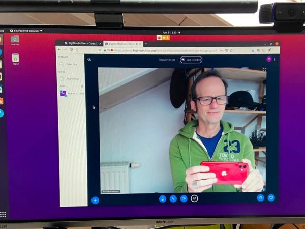 Raspberry Pi 400 - Videokonferenz mit BigBlueButton
