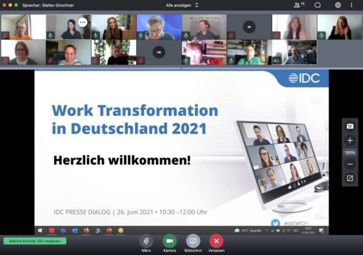 IDC-Studie zu Work Transformation in D