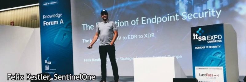Felix Kestler auf der it-sa 2021 - Die Vorzüge von XDR