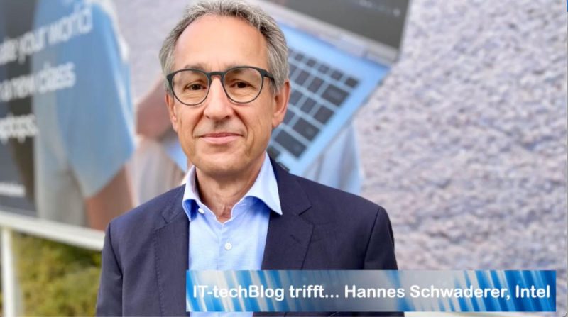 Hannes Schwaderer (Intel) über Nachhaltigkeit, Diversität und mehr